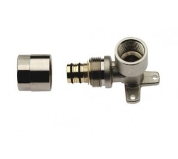 Уголок90" Prandelli 16x2,0х1/2" с креплением