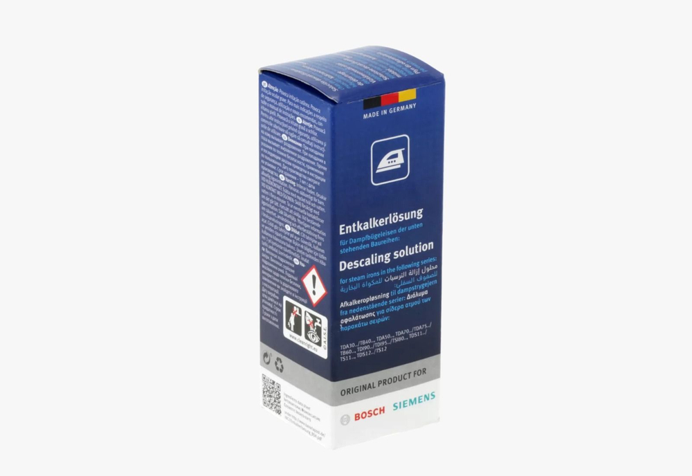 Средство для удаления накипи для компактных паровых утюгов, 00311972 Bosch Siemens 100 мл (Германия)