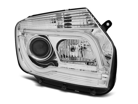 Передние фары TUBE LIGHT CHROME для Dacia Duster