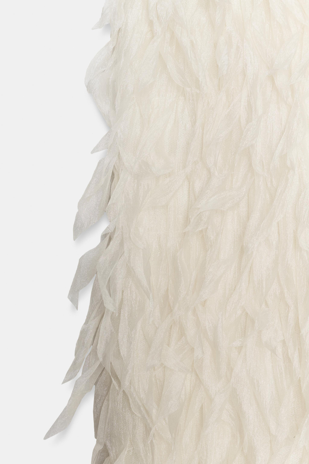 ЮБКА С ПЕРЬЯМИ — ZW COLLECTION LIMITED EDITION — ZARA