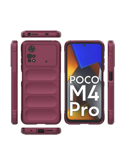 Противоударный чехол Flexible Case для Poco M4 Pro 4G