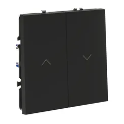 Выключатель для жалюзи Voltum S70 Черный VLS020708