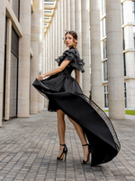 Юбка спереди короткая сзади длинная Limited edition f/w2026