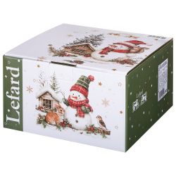 НАБОР ПОСУДЫ LEFARD "WINTER STORY" 1 ПЕР.3 ПР:САЛАТНИК 14,5*6 СМ 670МЛ, ТАРЕЛКА 20,5СМ, КРУЖКА 360МЛ