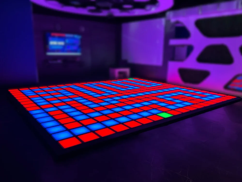 Интерактивный светодиодный пол «Арена Pixel battle» 288шт Максимальная комплектация 26 кв. м.