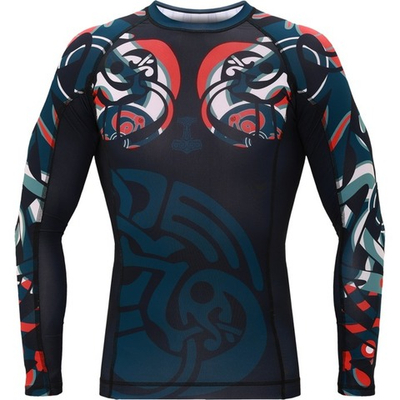 Рашгард HT Nordic Pattern Black Russian LS