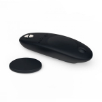 Черный вибромассажер 16,1см в трусики для стимуляции клитора We-Vibe Moxie SNXM1SG9