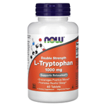 NOW Foods, L-триптофан, 1000 мг, 60 таблеток