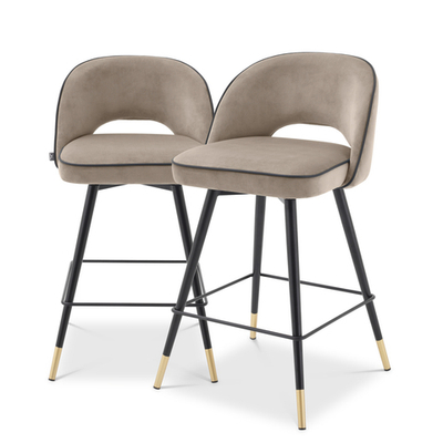 Полубарный стул (сет из 2х)  Counter Stool Cliff set of 2 арт.113712
