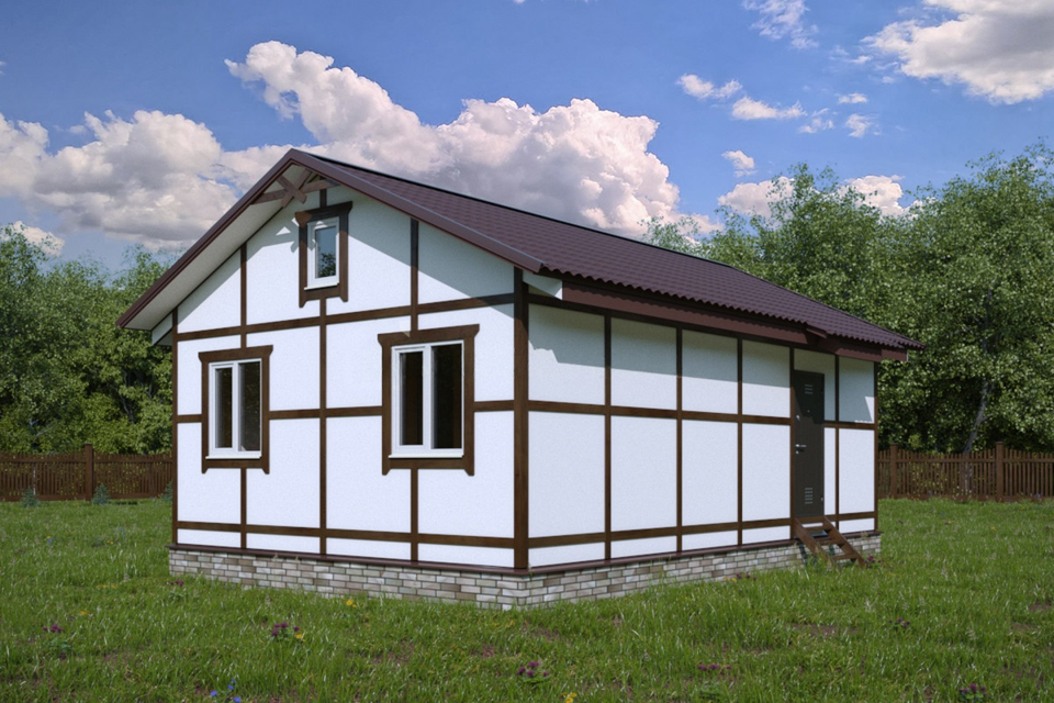 Каркас дома 6 x 9 м