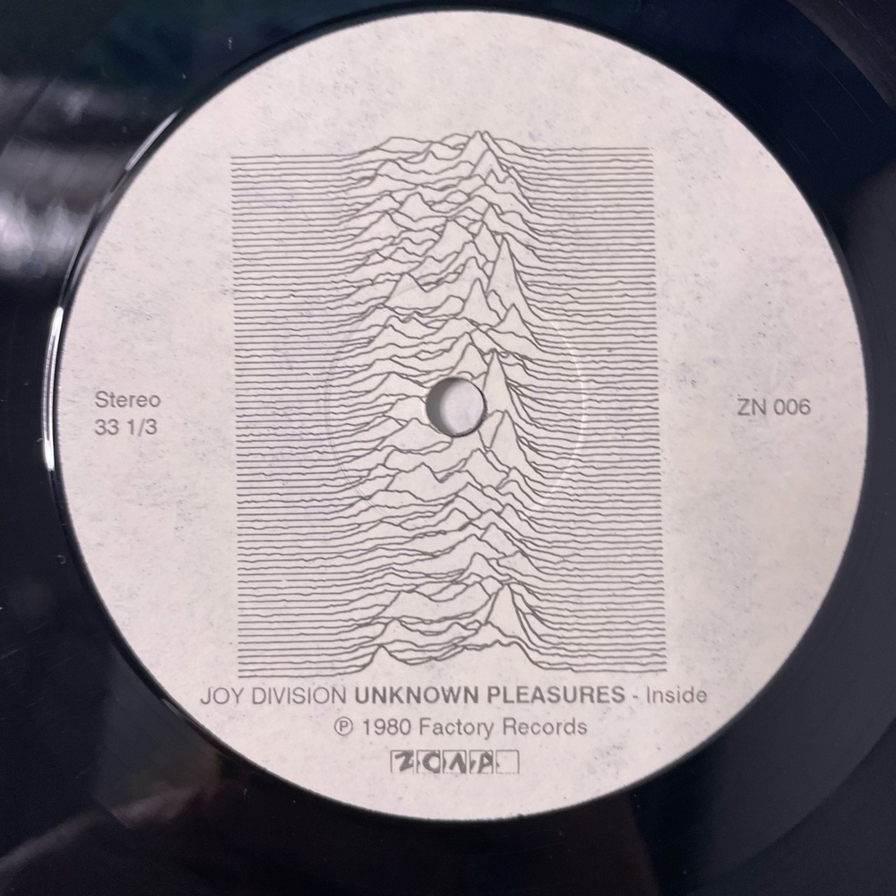 Винтажная виниловая пластинка LP Joy Division, Unknown Pleasures (Литва 1992)