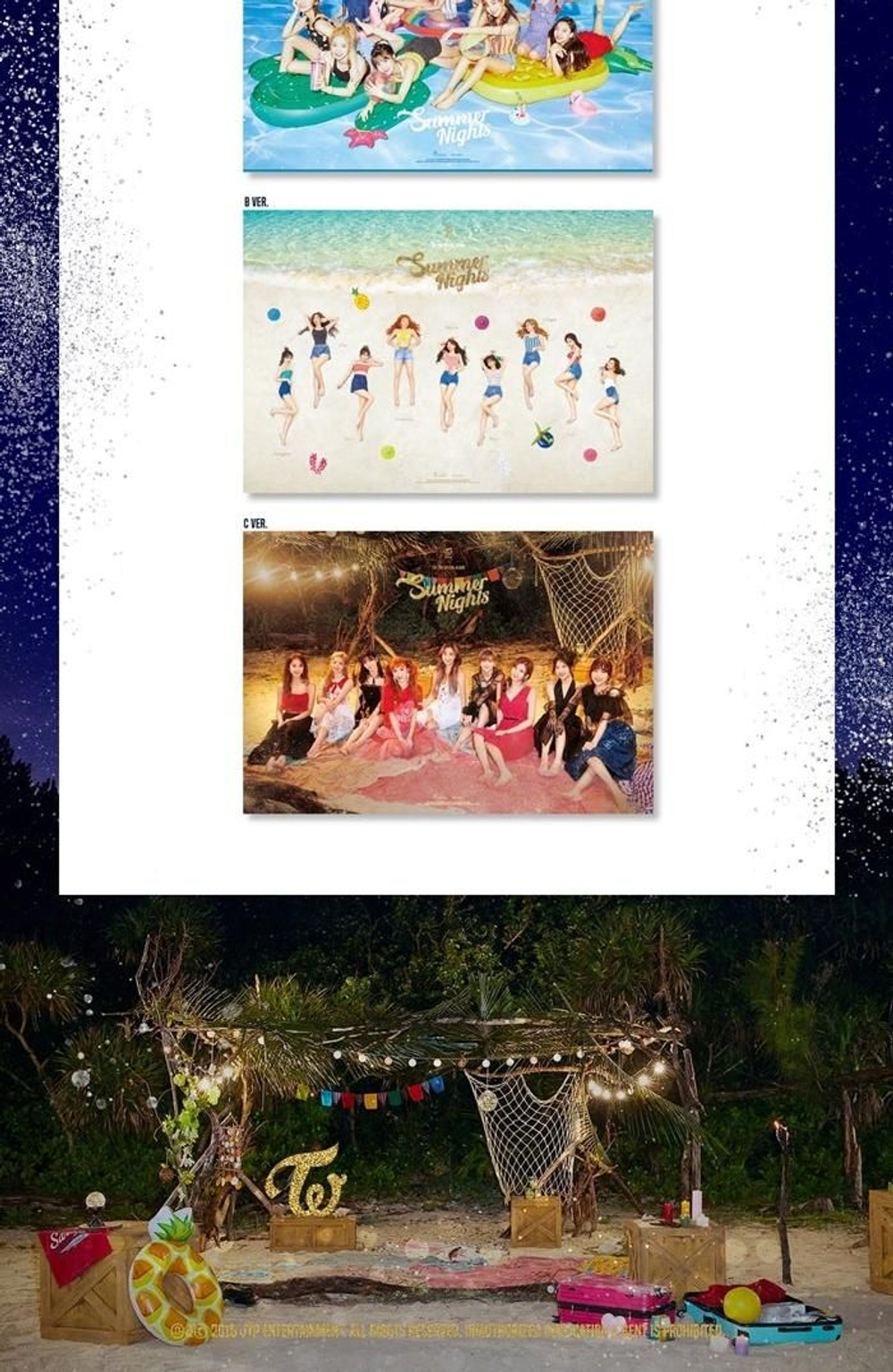Альбом Twice - Summer Nights 2nd Special Album RANDOM Version
