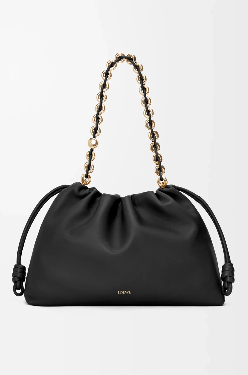 Loewe Большая сумка Flamenco из мягкой кожи ягненка наппа, черный