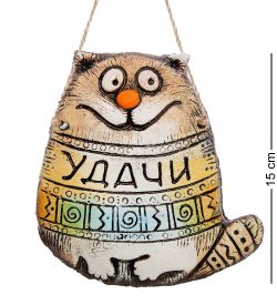 KK-197 Панно «Кот-Удачный» шамот