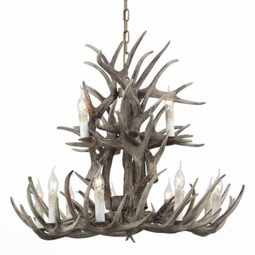 Люстра подвесная 12*E14 SL154.703.12 серый Corna ST-Luce