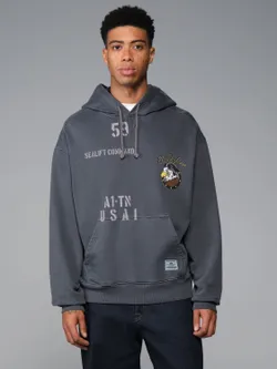 Толстовка мужская ALPHA INDUSTRIES ESSENTIAL HOODIE RELAXED FIT SWEATSHIRT (ELITE)