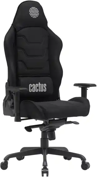 Кресло Cactus CS-CHR-MC04 черный крестов. сталь пластик черный