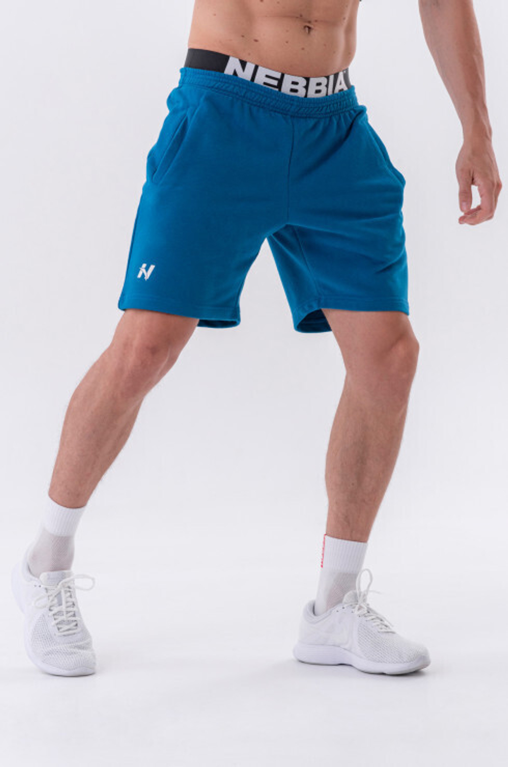 Шорты 	Relaxed-fit Shorts with Side Pockets 319 Синие