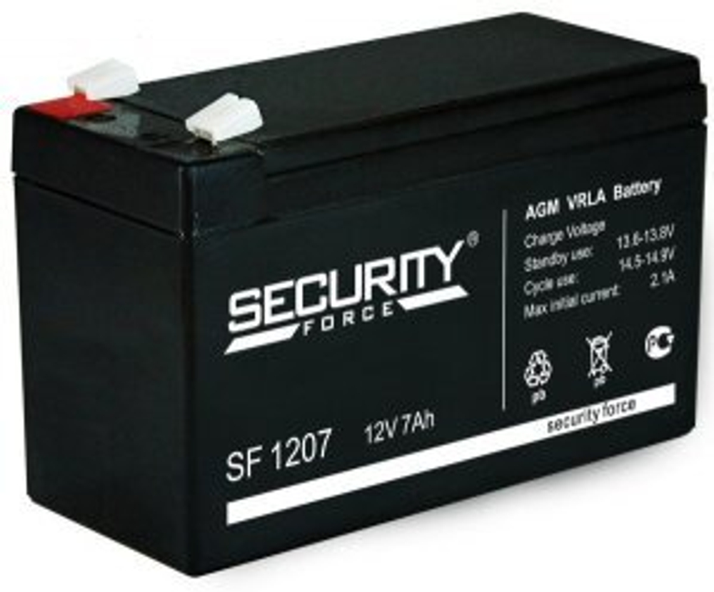 Аккумулятор 12 В 7 А/ч SF 1207