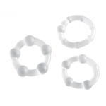 Набор эрекционных колец Pro Rings (Цвет: прозрачный)