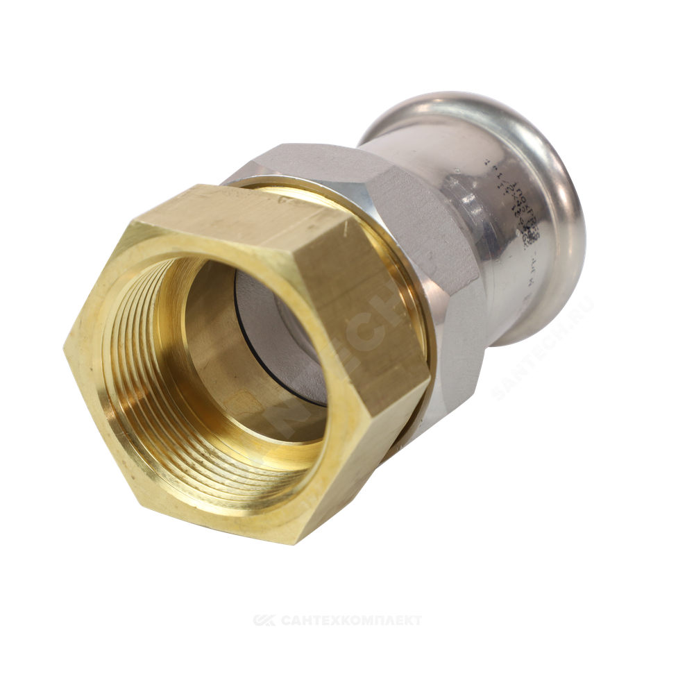 Муфта разъемная сталь нерж AISI 316L Дн 22х3/4" Ру16 пресс/ВР Inoxpres RM 184022003