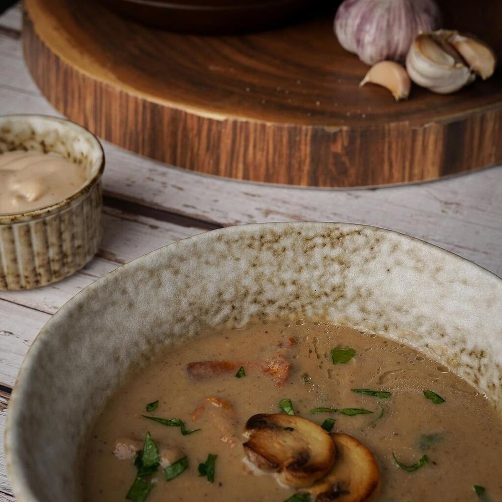 Бульонница 690 мл d 16 см h5,7 см с ручками Brown Spider Silk P.L. Proff Cuisine [6]