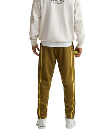 Мужские теннисные штаны Nike Court Heritage - olive flak/saffron quartz