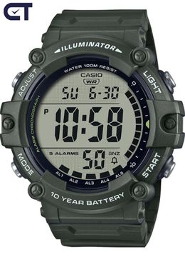 Casio AE-1500WHX-3A Collection - Мужские часы, максимум функций и до 10 лет работы без замены батарейки