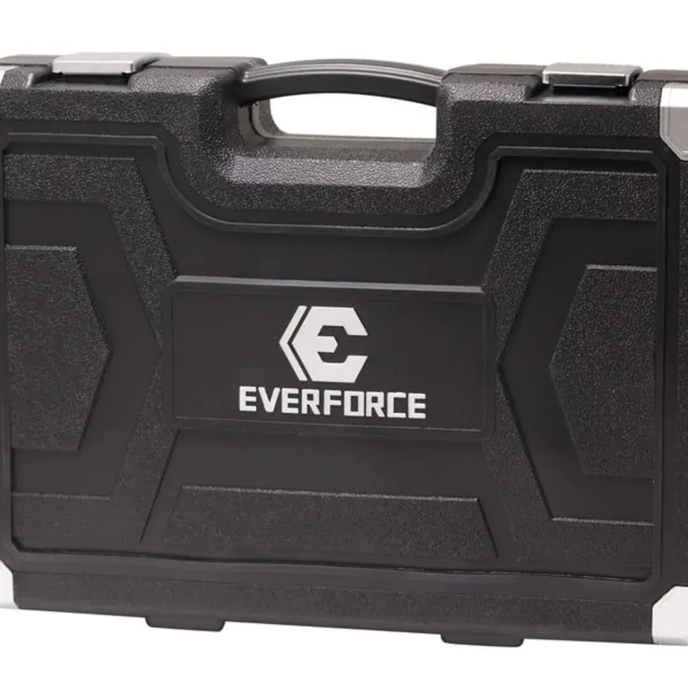 Набор инструментов 125 пр, 1/2'',1/4''(6гр) EVERFORCE EF-1072