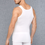 Классическая мужская майка Doreanse Ribbed Modal (Размер: S) (Цвет: черный)