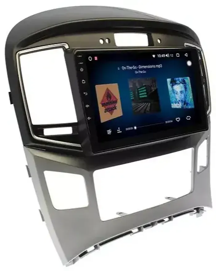 Магнитола для Hyundai H1/Starex 2016-2019 (с часами) - Vaycar VA23C-023 на Android 13, Быстрая, 4G SIM-слот