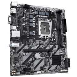 Материнская плата Gigabyte H810M S2H (Socket 1851, IntelH810, 2xDDR5-6400, mATX D-SUB+HDMI+DP, 1xPCI-Ex16, 1xPCI-Ex1, 4xSATA3(RAID 0 / 1 / 5 / 10), 1xM.2, 8Ch Audio, GLan, (5+2)xUSB2.0, (1+2)xUSB3.2, (0+1)xUSB Type-C)