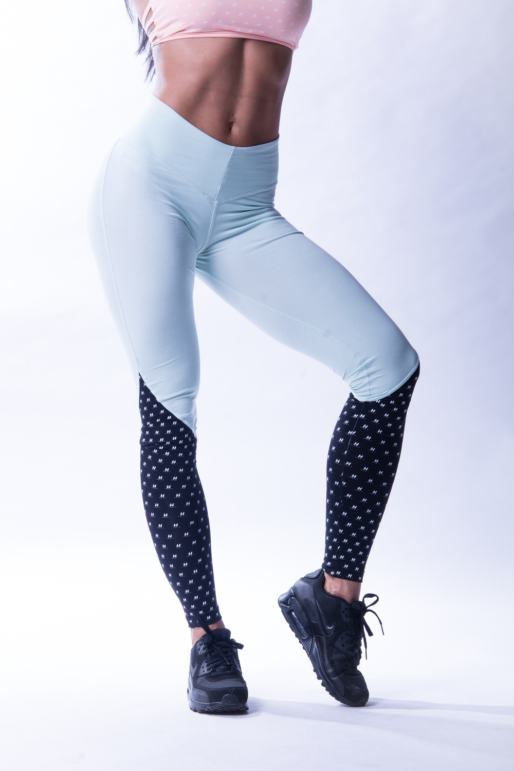 Леггинсы High waist "Ns" leggings 638 MINT