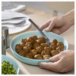 IKEA VITBLECKA  (ИКЕА ВИТБЛЕКА)  -  Тарелка - бирюзовый 21 см