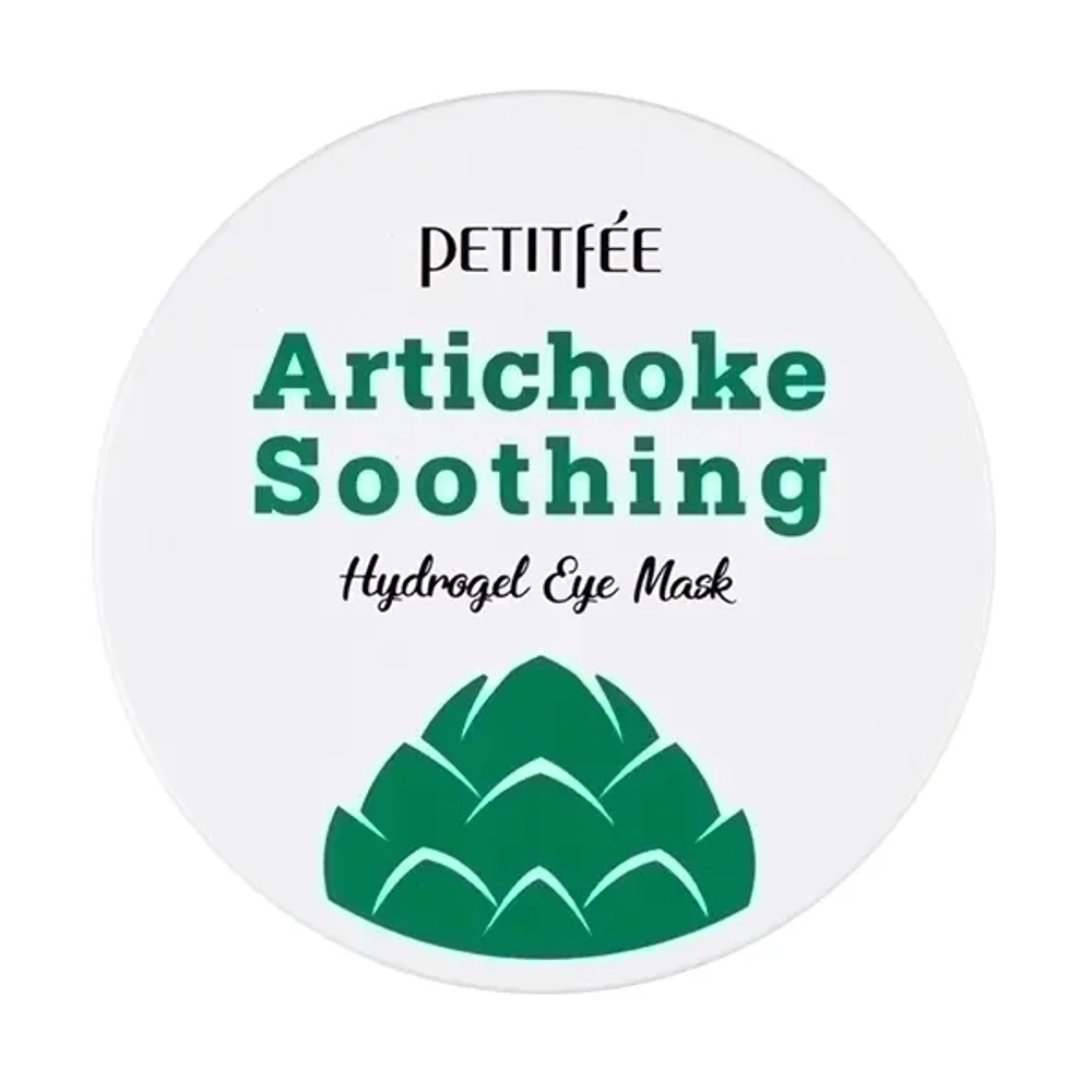 [PETITFEE] Гидрогелевые патчи для глаз АРТИШОК Artichoke Soothing Hydrogel Eye Mask, 60 шт