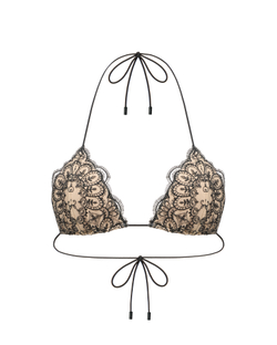 Топ Aura nude/black