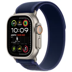 Часы Apple Watch Ultra 2 (2024) GPS + Cellular 49mm, титановый корпус, ремешок Trail (Синий) M/L