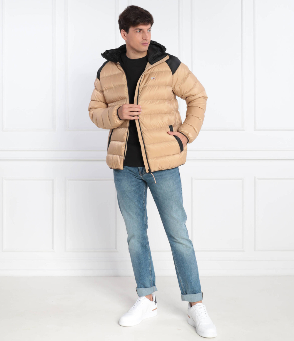 Пуховая куртка LIGHT DOWN Tommy Jeans - коричневый(DM0DM17233)