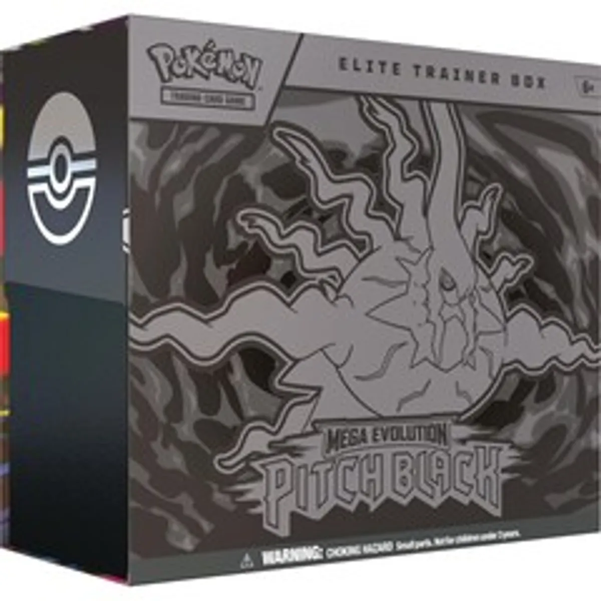 Набор карточек Pokemon TCG: Mega Evolution Elite Trainer Box (Pitch Black) (на английском языке)
