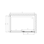 Душевой уголок Vincea Софт (Soft) VSR-3SO8013CL, 1300*800, хром, стекло прозрачное