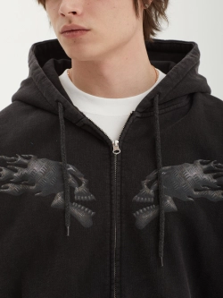 Худи Октябрь Speed Zip "Black"