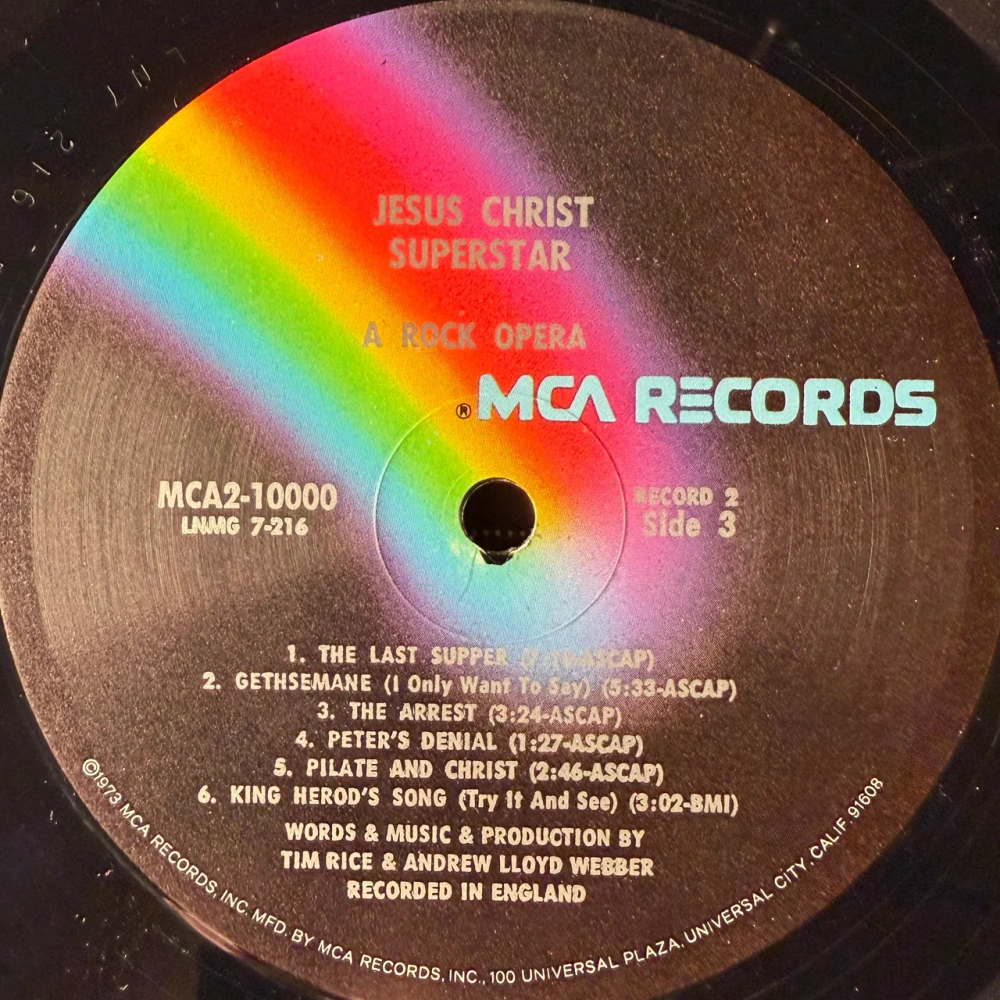 Jesus Christ Superstar 2LP (США 1973г.)Т