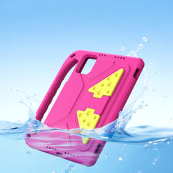 Детский чехол розового цвета на планшет Honor Pad X9a и X9 от от Dux Ducis, серия Puff Series Case