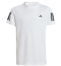 Детская теннисная футболка Adidas Club Tennis 3-Stripes - white