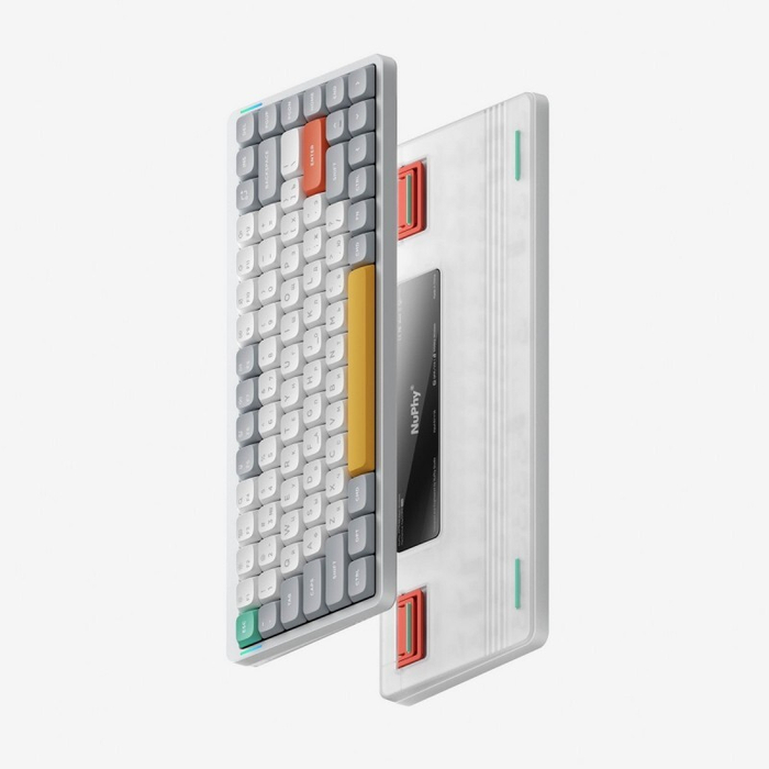 Беспроводная механическая клавиатура QMK Nuphy AIR75v2 Ionic White, RGB, Hot Swap, Cowberry Switch (AIR75v2-IW-24)