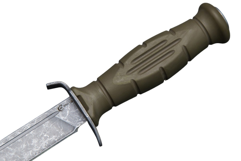 Нож кузница Семина НКВД, ст.95х18 рук. Elastron, чехол пластик