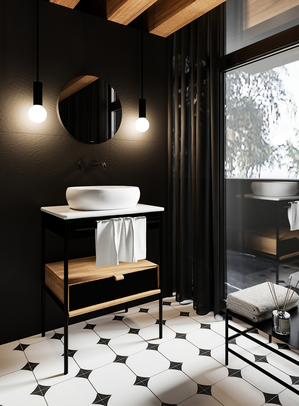ARTE BLACK 60х120 5мм MATT