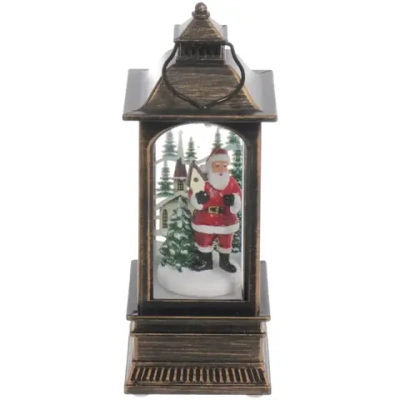 Сувенир с подсветкой Christmas «Фонарь - Дед Мороз» 12,8х5,4 см (3хAG13)