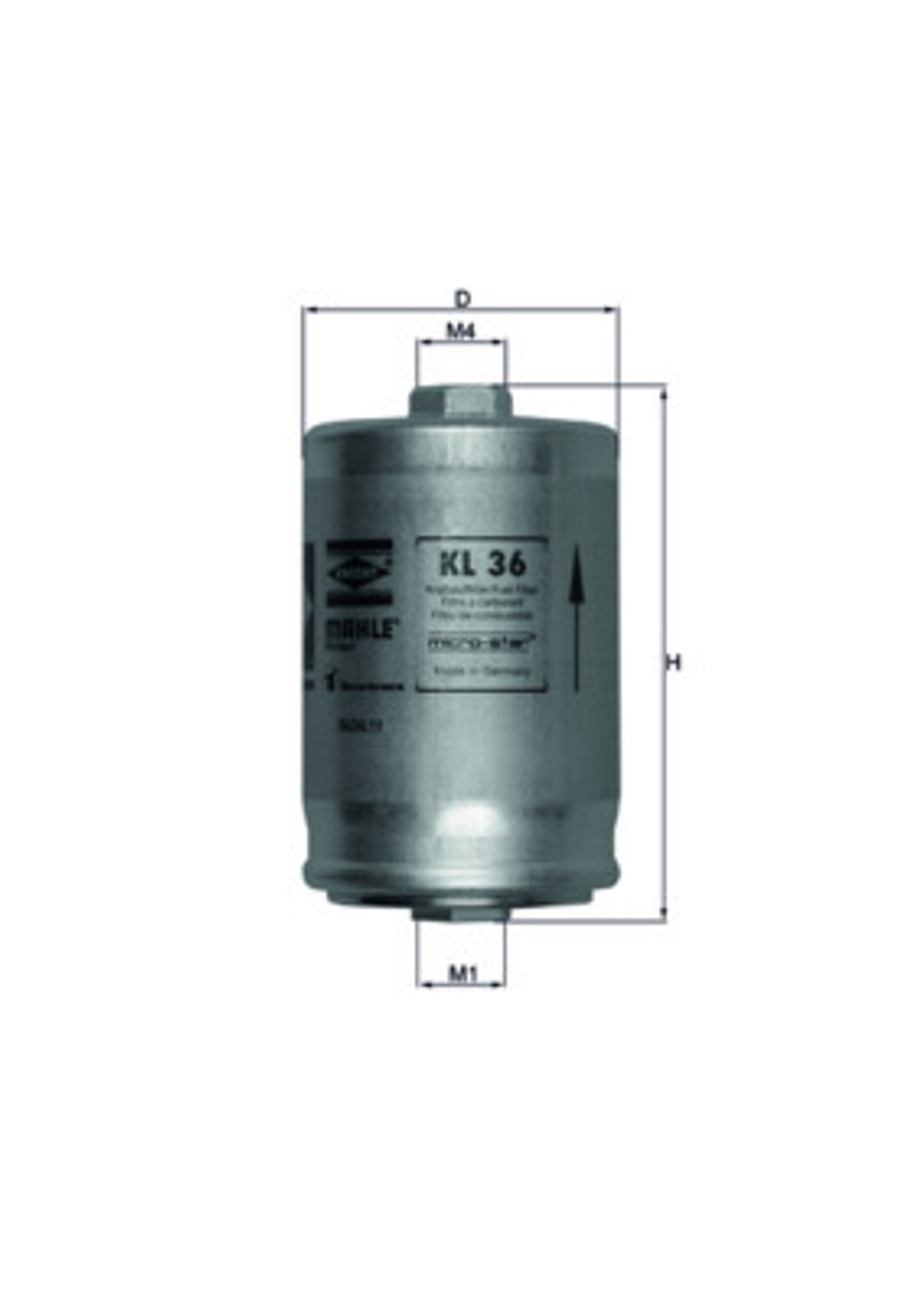 MAHLE - KL36-MAH - Fuel Filter
