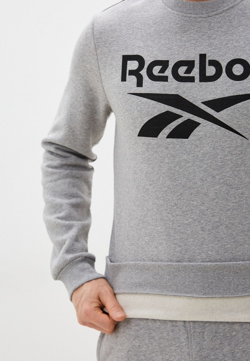 Толстовка мужская REEBOK RI BIG STACKED LOGO CREW